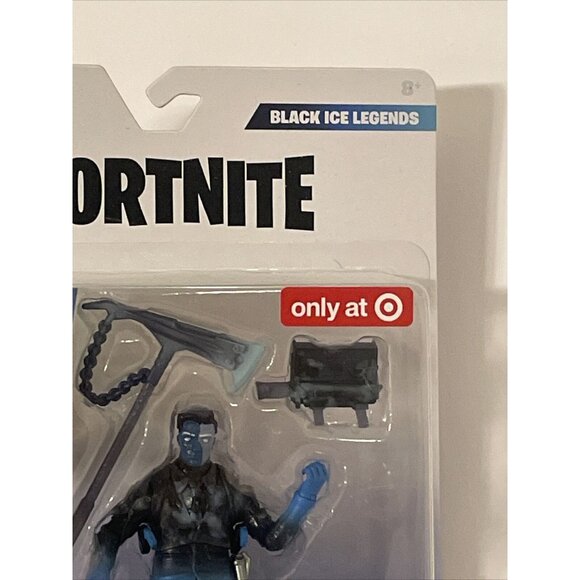 Fortnite Icebound Midas Black Ice Legends Figure Series 1 Number 258 NEW TARGET - Picture 3 of 11
